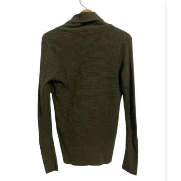 HUNTER Green Button Front Cardigan with POCKETS - Size L - Picture 4 of 5